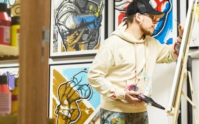 Tekenaar Schakelaar tentoonstelling #my20games